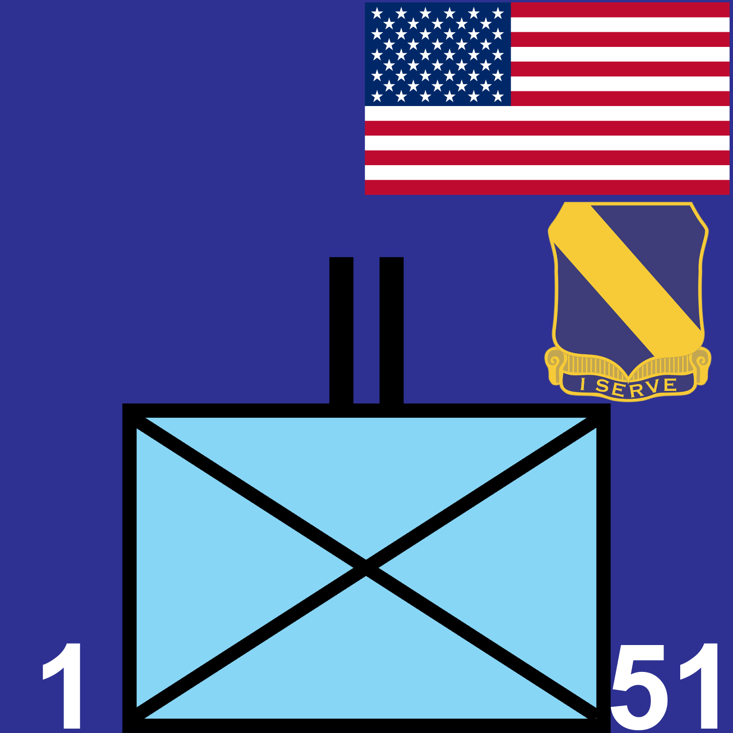 1st Battalion, 51st Infantry marker